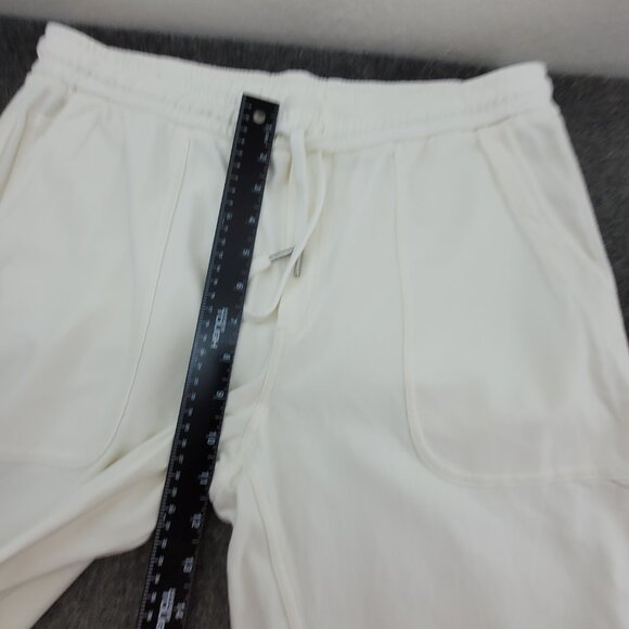 Athleta Farallon Jogger Women’s L Tall Ivory Off White w Pockets Joggers Sweats - Picture 11 of 11